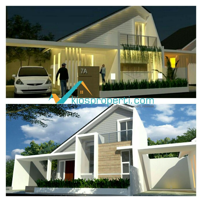 Rumah Estetika Modern Tepi Jalan Raya Purwomartani Kalasan Sleman